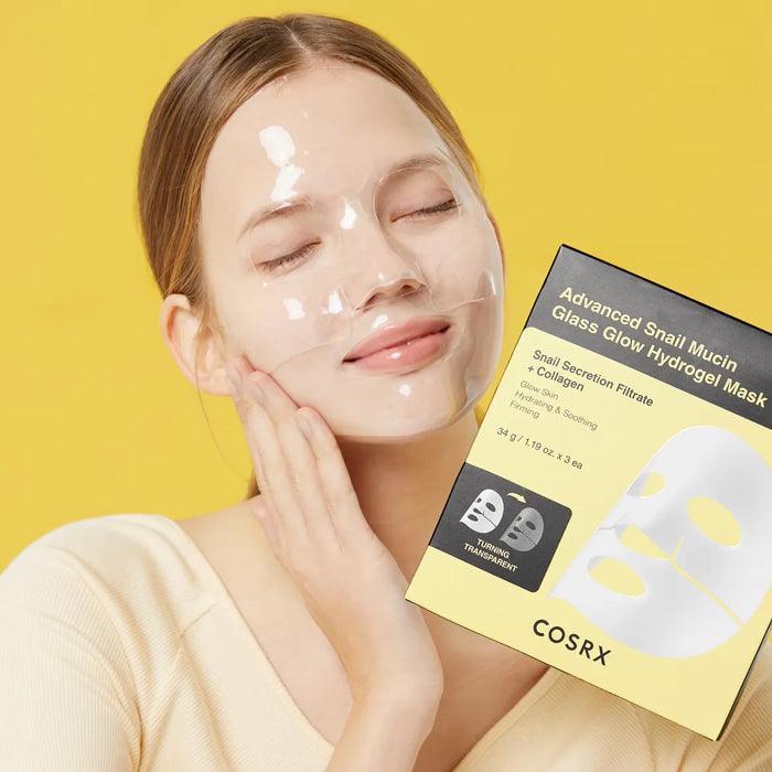 COSRX - Advanced Snail Mucin Glass Glow Hydrogel Mask