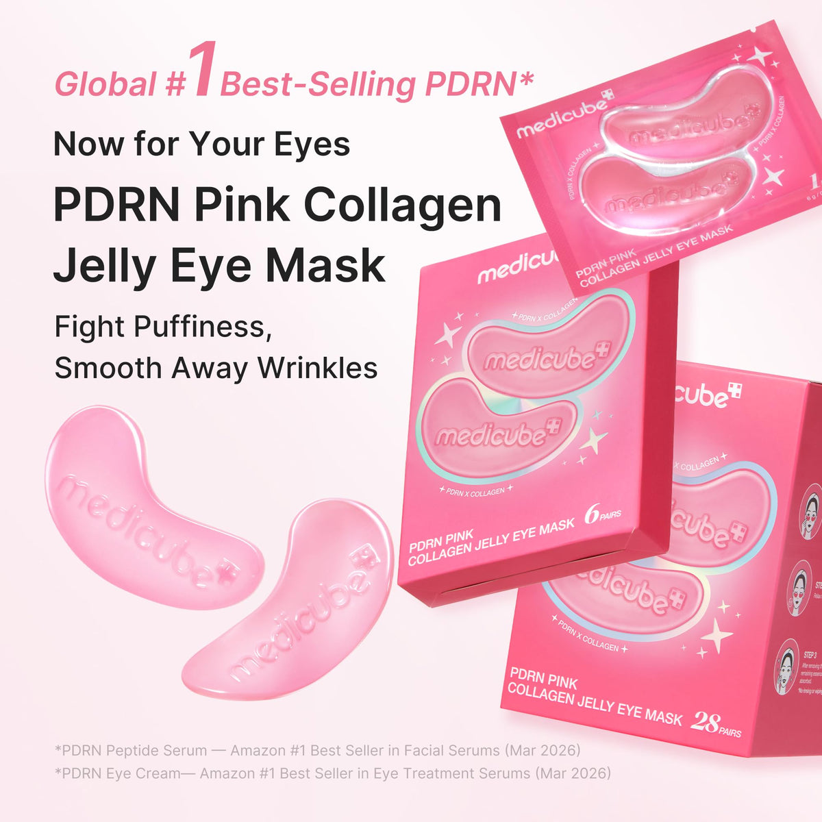 Medicube-PDRN Pink Collagen Jelly Eye Mask