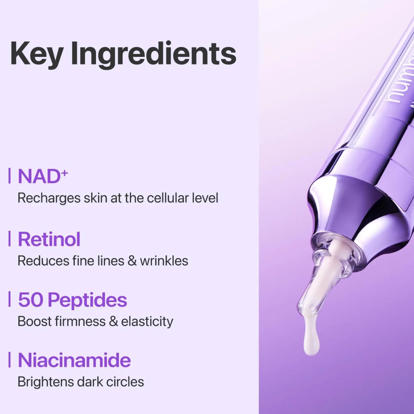 Numbuzin - No.9 NAD+ Retinol Volumetox Eye Cream