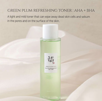 BEAUTY OF JOSEON - GREEN PLUM REFRESHING TONER AHA + BHA