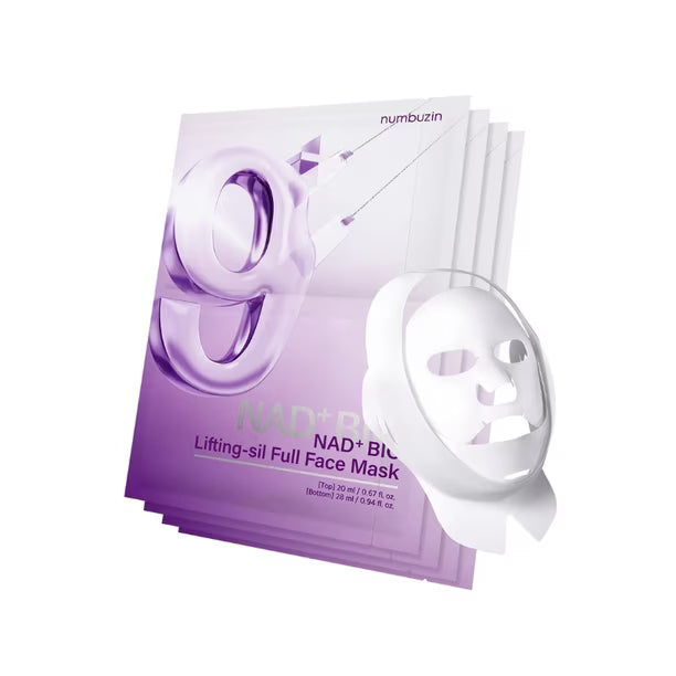 Numbuzin - No.9 NAD Bio Lifting-sil Full Face Mask Set