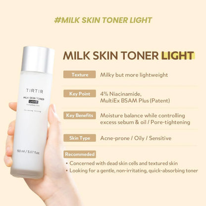 TIRTIR - MILK SKIN TONER LIGHT