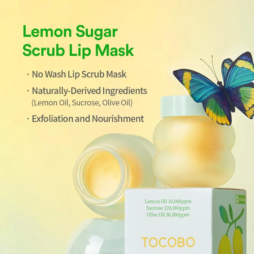 TOCOBO - Lemon Sugar Scrub Lip Mask