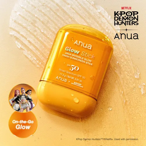 Anua - Kpop Demon Hunters Invisible Glow Finish Sunscreen Stick