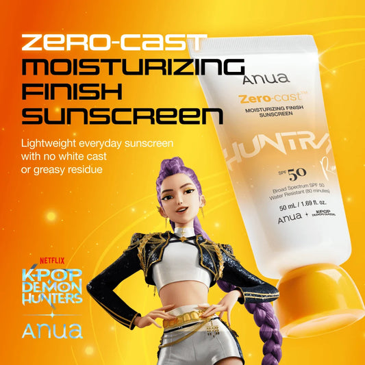 Anua - Kpop Demon Hunters Zero-Cast Moisturizing Finish Sunscreen